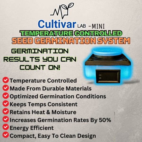 Cultivar Lab Mini (Glow in The Dark Edition) - Temperature Controlled Seed Germination System - Image 2