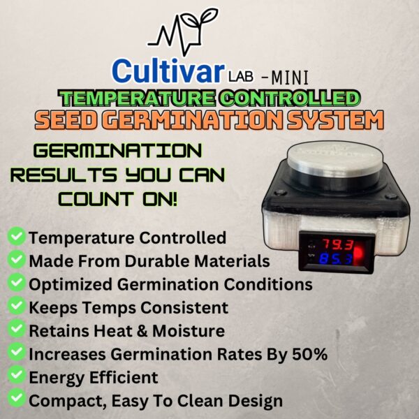 Cultivar Lab Mini (Retro Edition) - Temperature Controlled Seed Germination System - Image 4